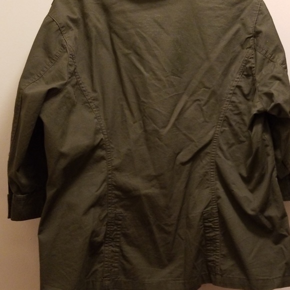 EUC 3/4 SLEEVE LIGHTWEIGHT MILITARY JACKET  SZ.1X - Picture 8 of 8